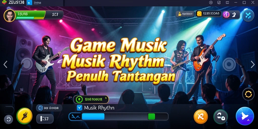 Tampilan antarmuka menarik dari Game Musik Rhythm ZEUS138.