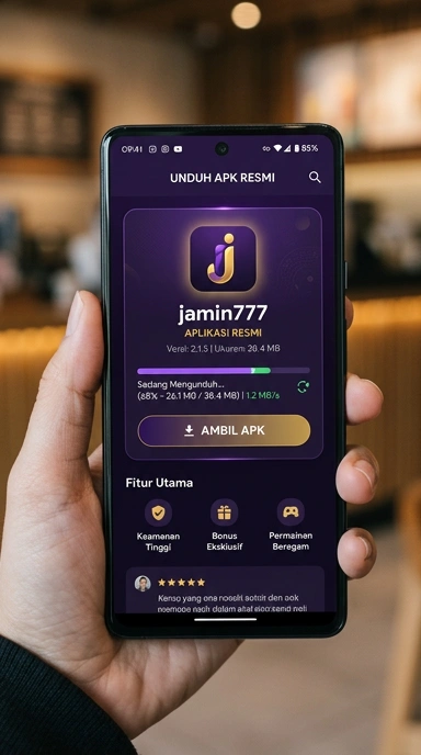 Tampilan halaman APK jamin777